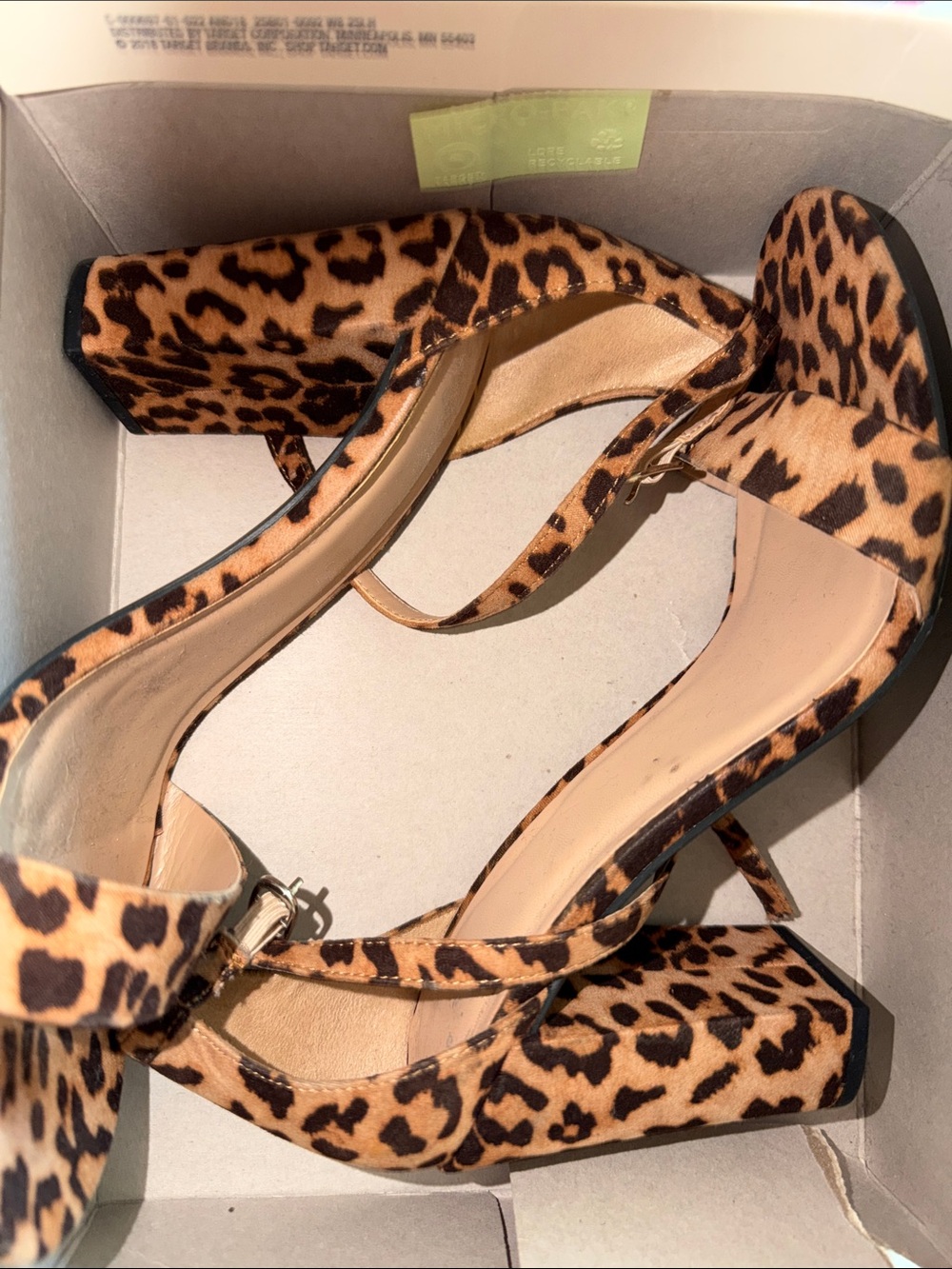 Leopard heels